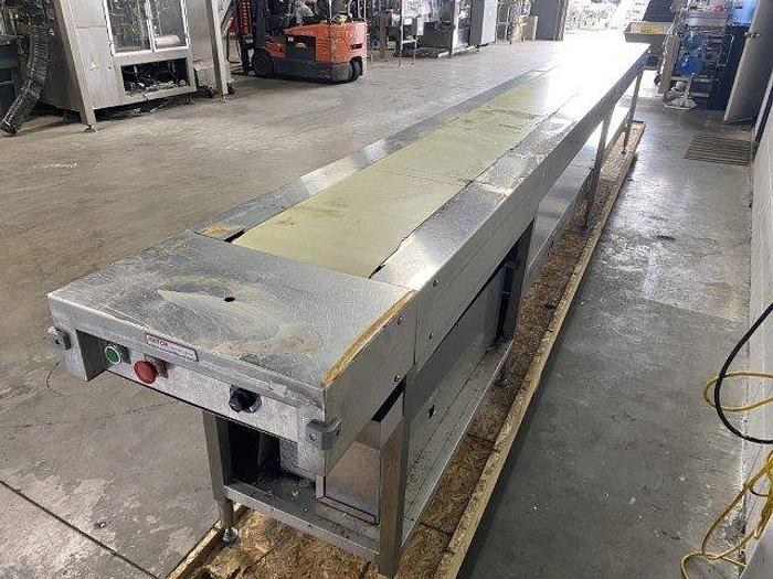 Used Hatch 16' Tray Make-Up Conveyor