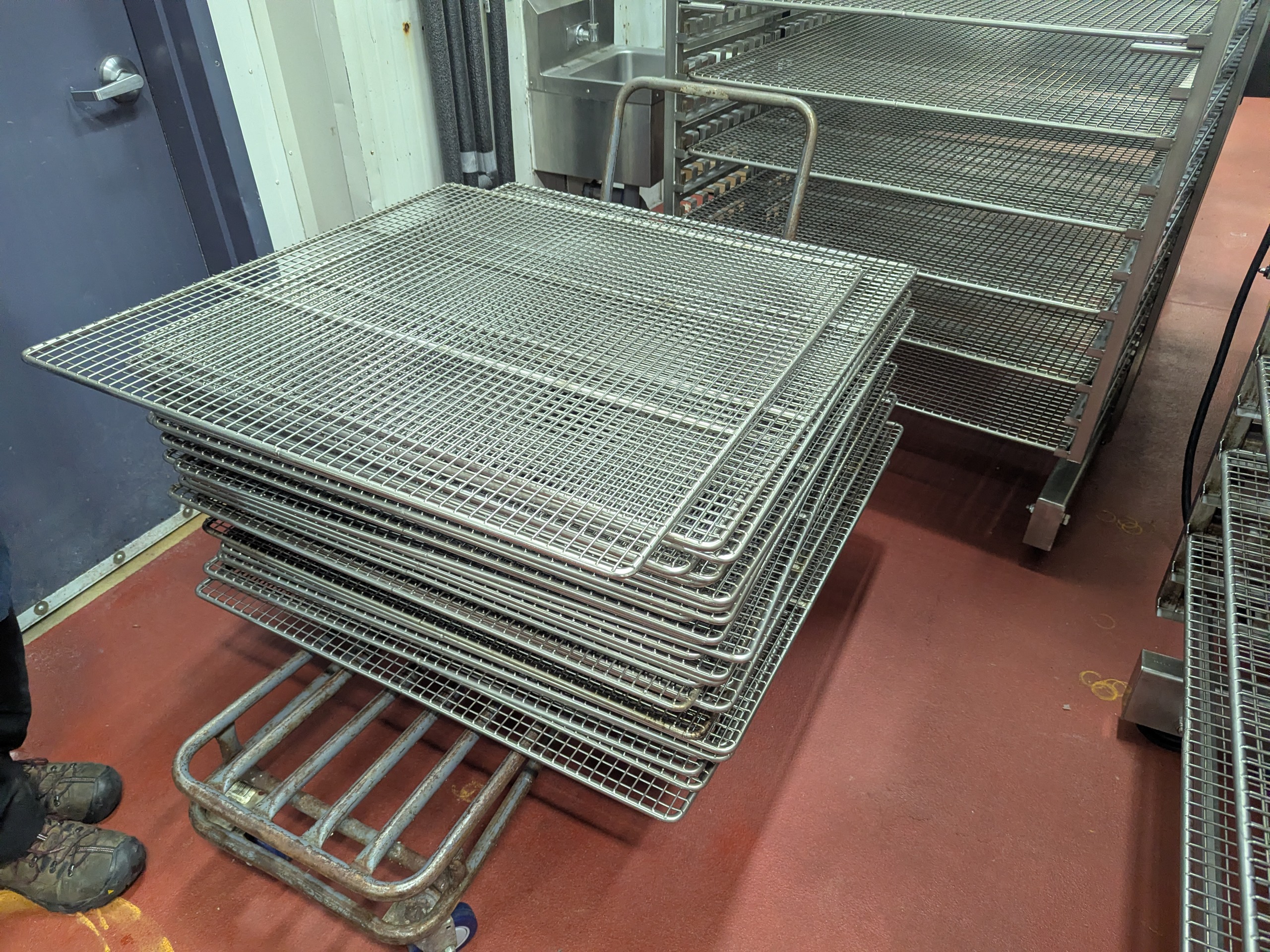 Used Stainless Steel Smokehouse Screens