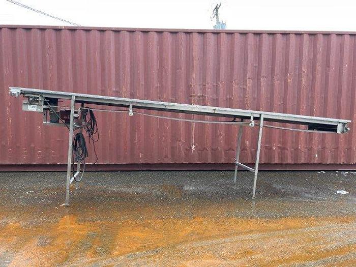 Used 15.5'L Incline Conveyor