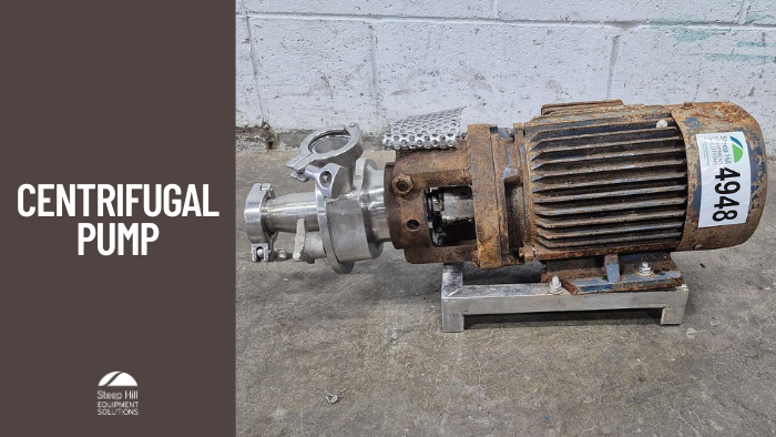 Used SS Centrifugal Pump with Motor (no plate)