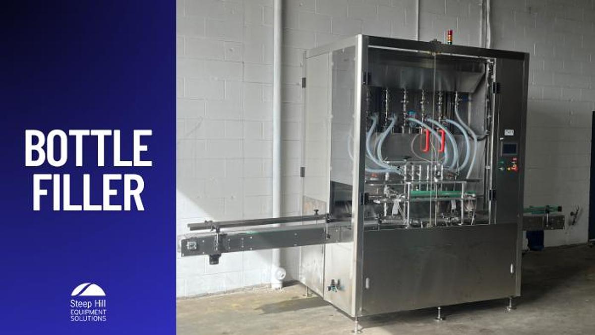Used 6-Head Bottle Filler