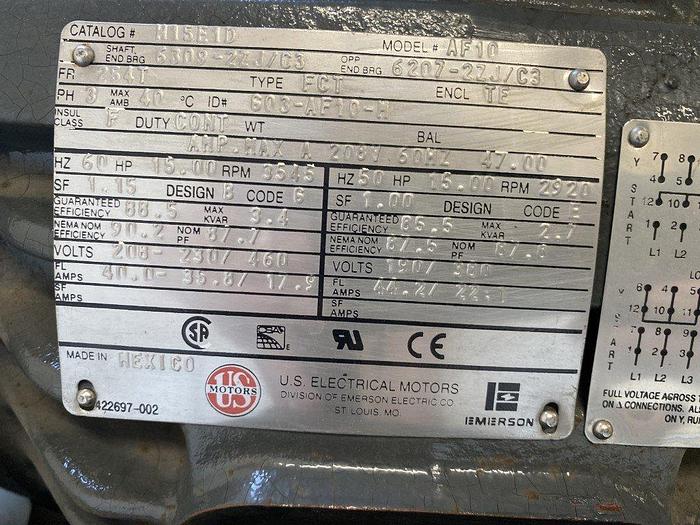 Used U.S. Electrical AF10 Motor
