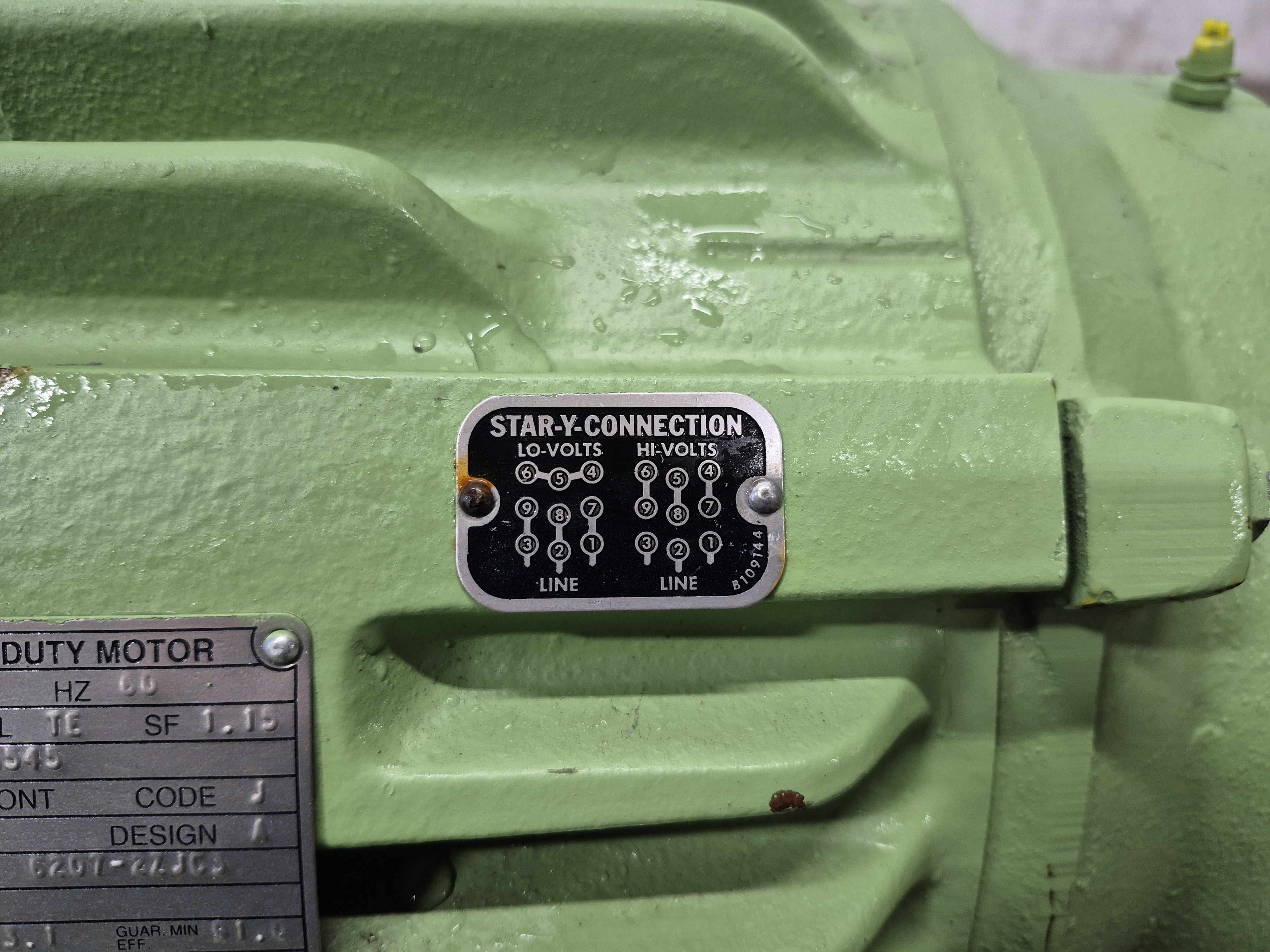 Used U.S. Electrical Motors Premium Efficient Hostile Duty Motor