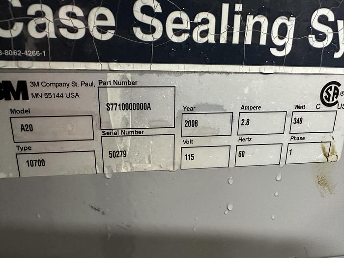 Used 3M-Matic A20 Case Sealer