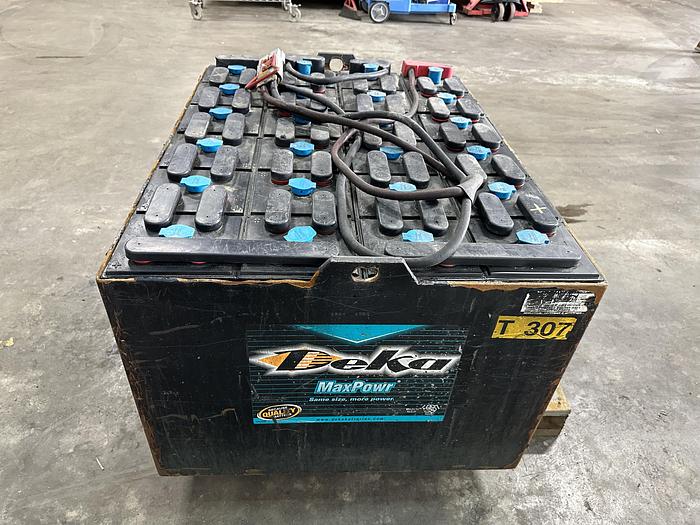 Used Deka MaxPowr 48V Forklift Battery