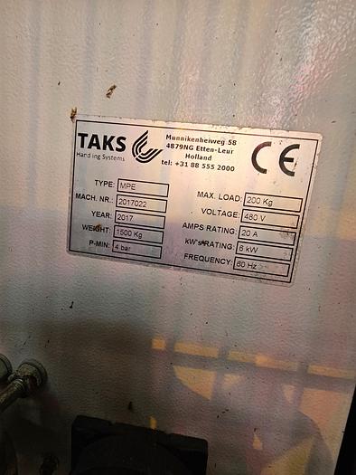 Used TAKS Palletizer