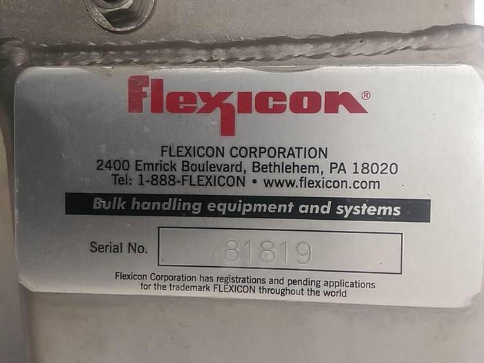 Used Flexicon Incline Flexible Screw Conveyor