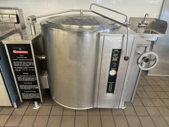Used Market Forge 40 Gallon Jacketed Tilt Kettle