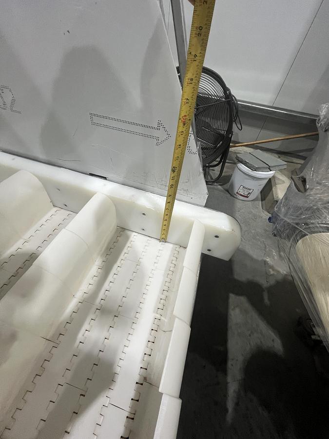 Used Cleated Modular Belt Incline Conveyor