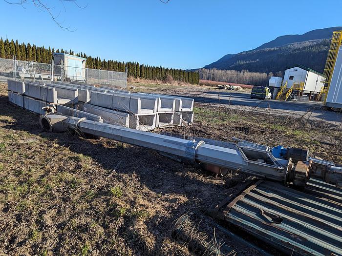 Used Waste Material Elevator Auger