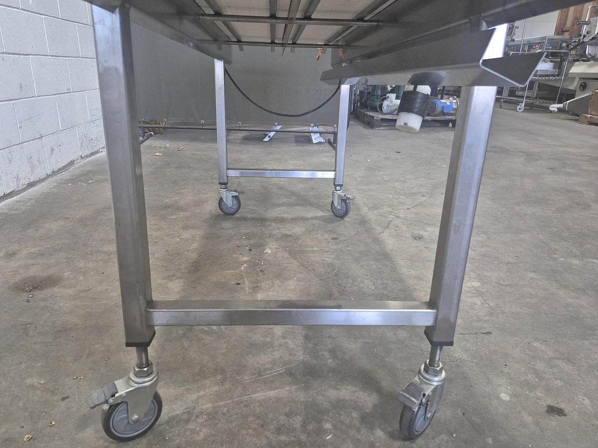 Used 5.10 ft Flat Belt Conveyor 