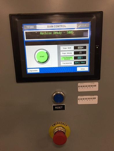 Used IPAK Model TF-260A Automatic Tray Former