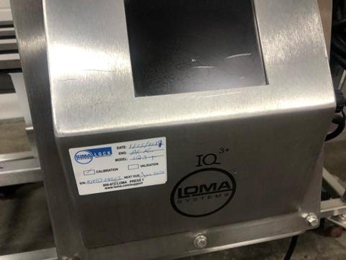 Used Loma IQ3+ Metal Detector Conveyor