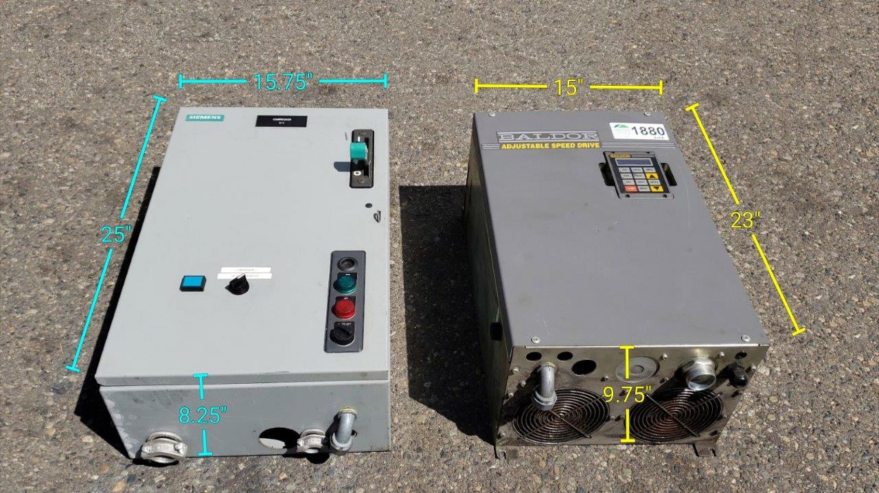 Used Baldor 60Hp VFD with Siemens Control Box