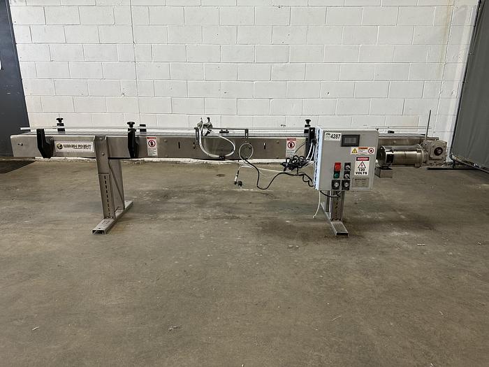 Used Weigh Right HC-10 Container Indexing Conveyor