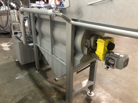 Used DTS Produce Corkscrew Wash Tank