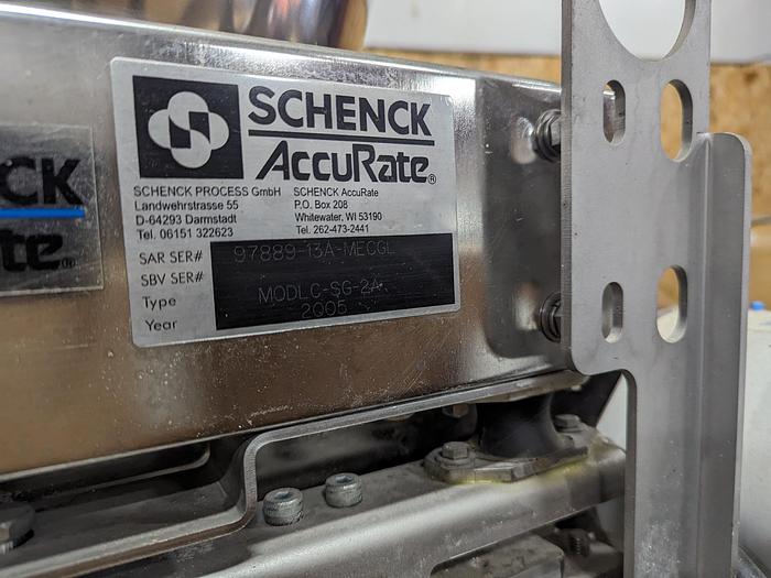 Used Schenk AccuRate Ingredient Feeder