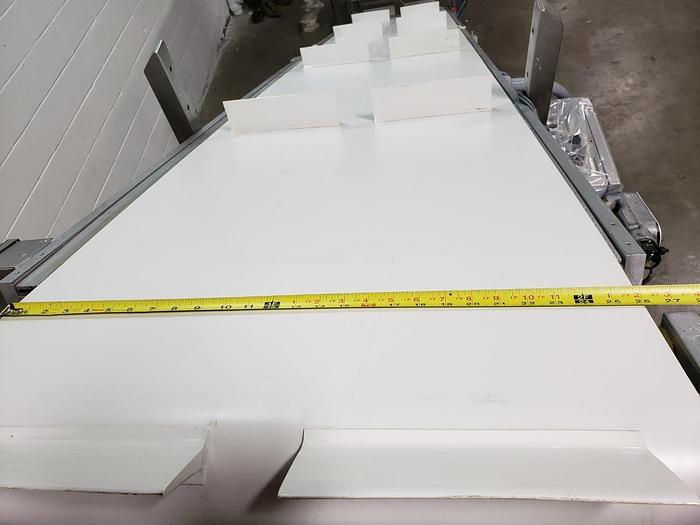 Used CMI Guillotine Hopper & Incline Conveyor