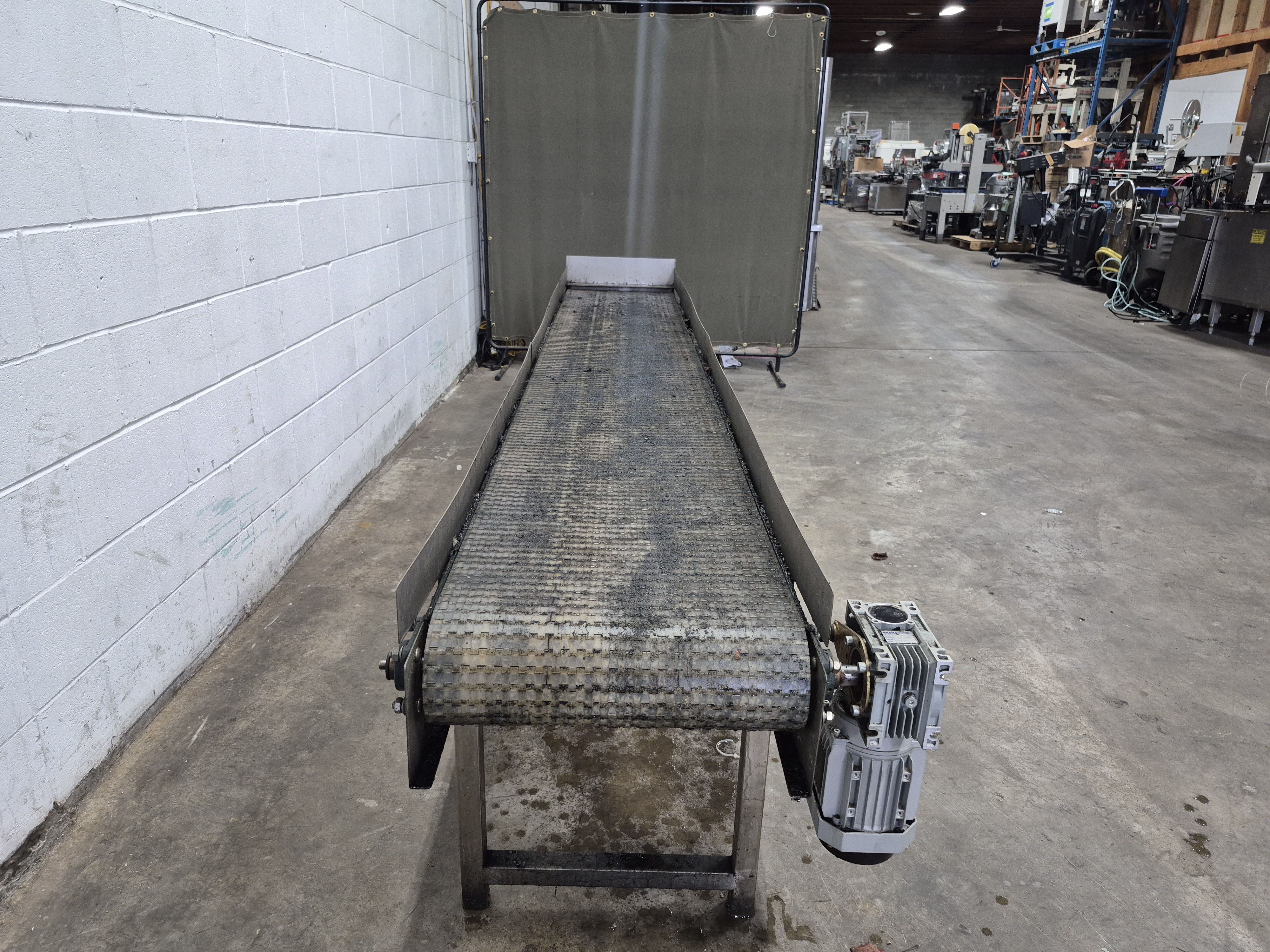 Used 9.5ft Flat Belt Conveyor