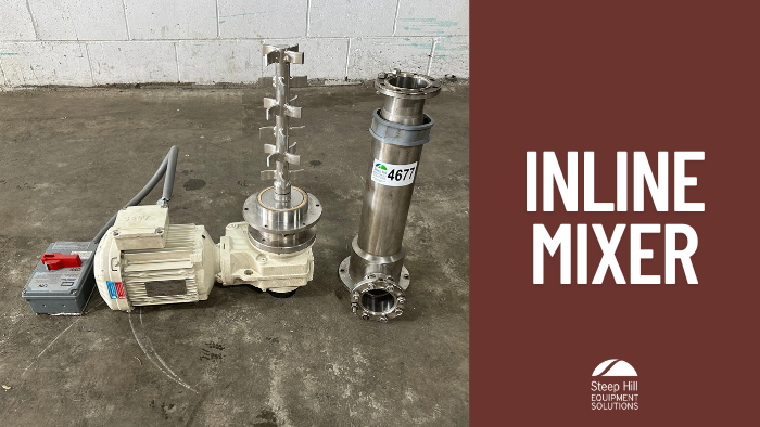 Used 1.5 HP Inline Mixer