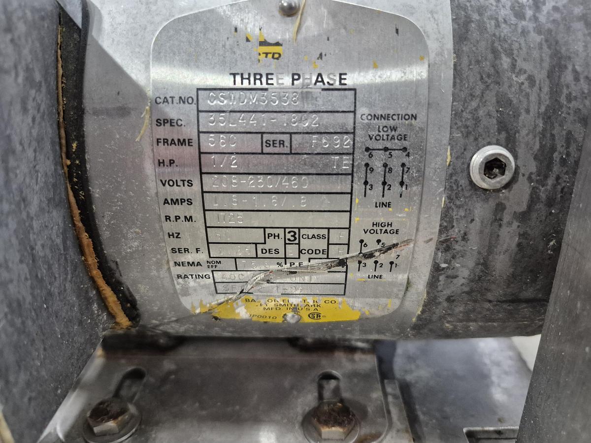 Used All-Fill Automatic Inline Single-Head Bottle Filler with Conveyor