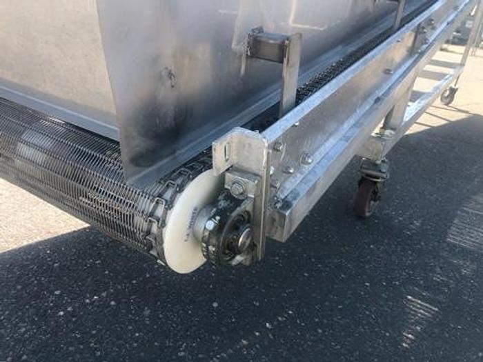 Used I.J. White 20' Long Wire Conveyor