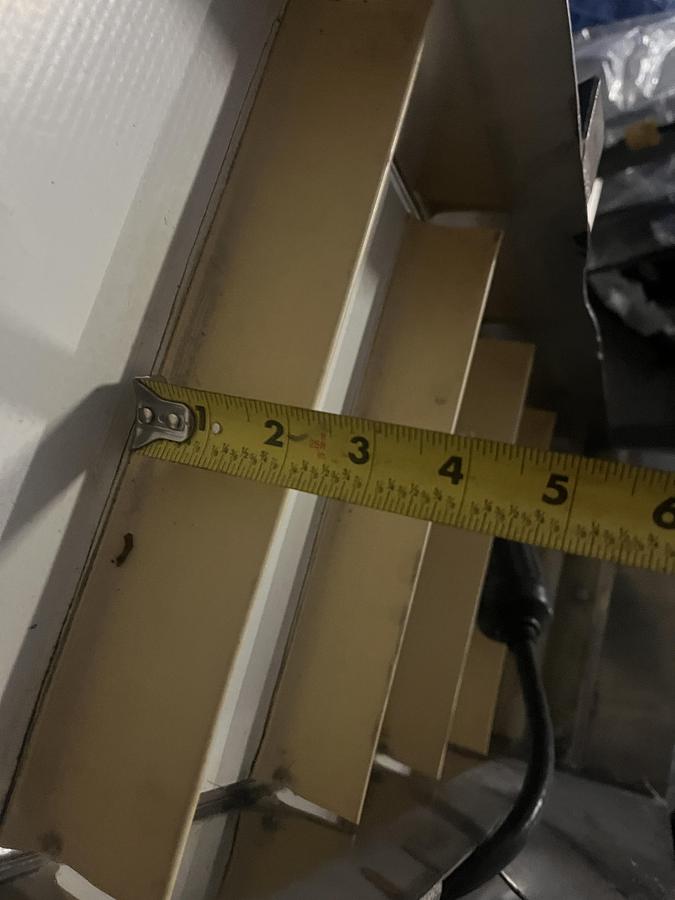 Used 5.5ft High Cleated Incline Conveyor