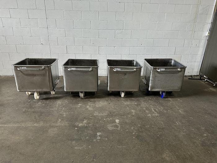 Used Stainless Steel Meat Buggies