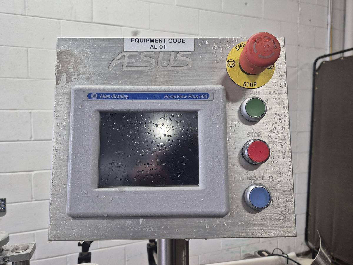 Used Aesus Eco Wrap Prism Labelling Machine