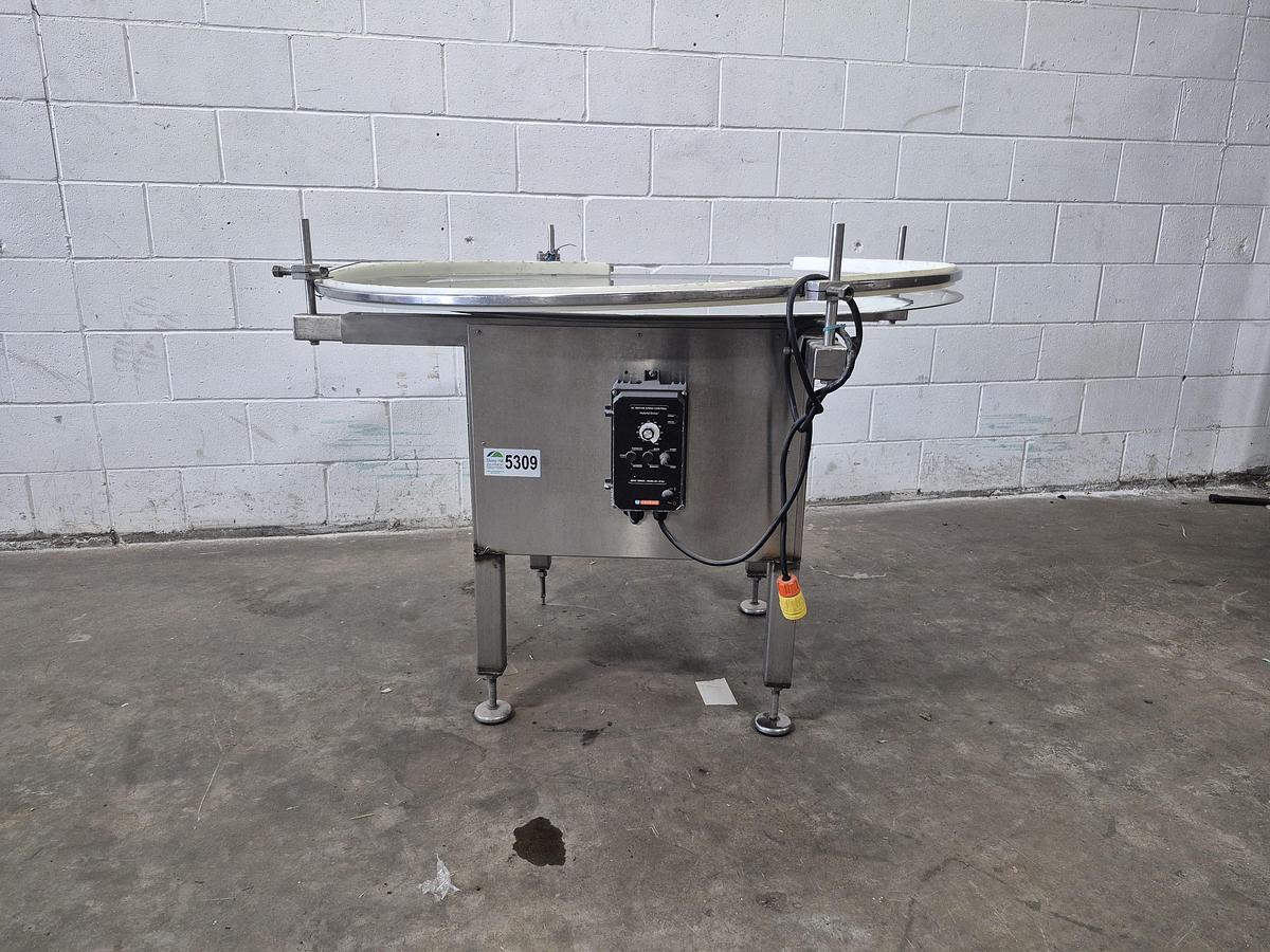 Used Accutek 48" Rotary Accumulation Table