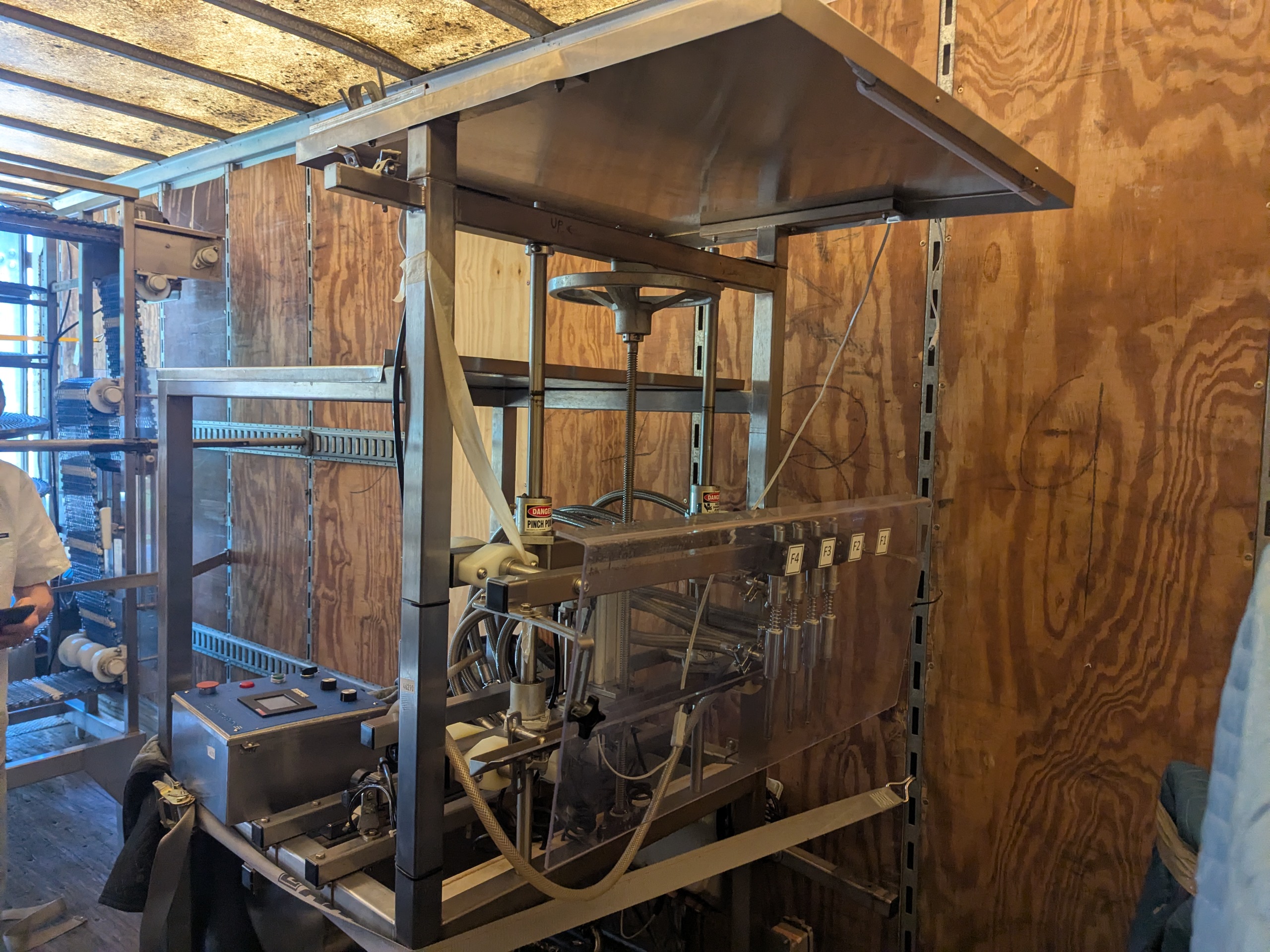 Used Inline 4 Head Bottle Filler