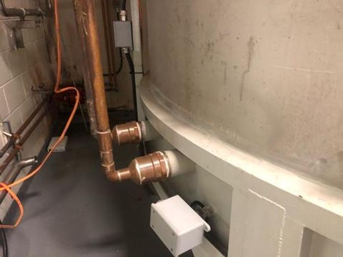 Used 6500 Gallon SS Pipe-Heated Tank