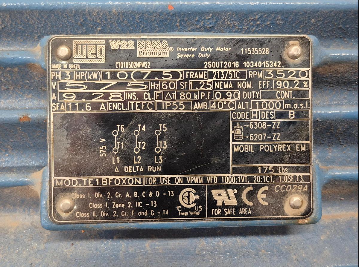 Used Tri-Clover C318 Sanitary Centrifugal Pump