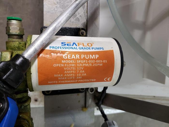 Used CMI Guillotine Hopper & Incline Conveyor