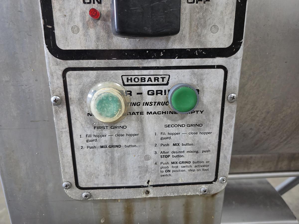 Used Hobart Commercial Meat Mixer-Grinder