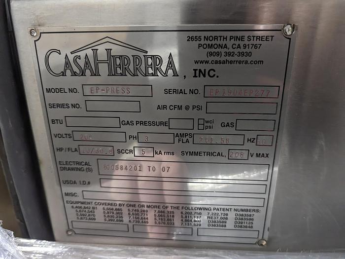 Used Casa Herrera Burrito Line