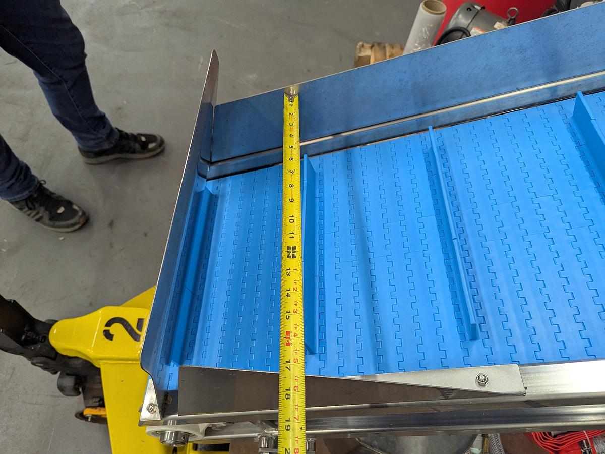 Used Incline Modular Conveyor