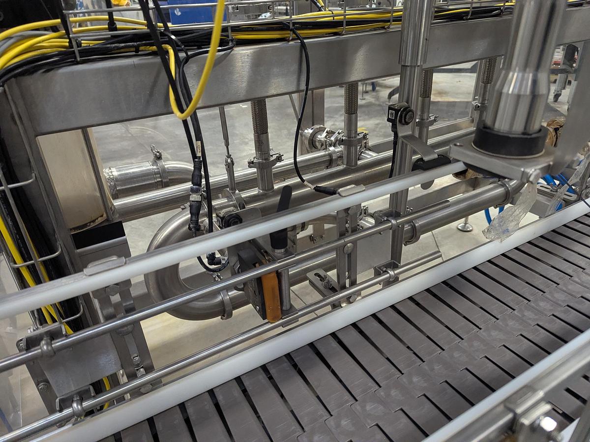 Used Promach 4 Head Pail Filling Line Including Filler, Capper & Date Coder