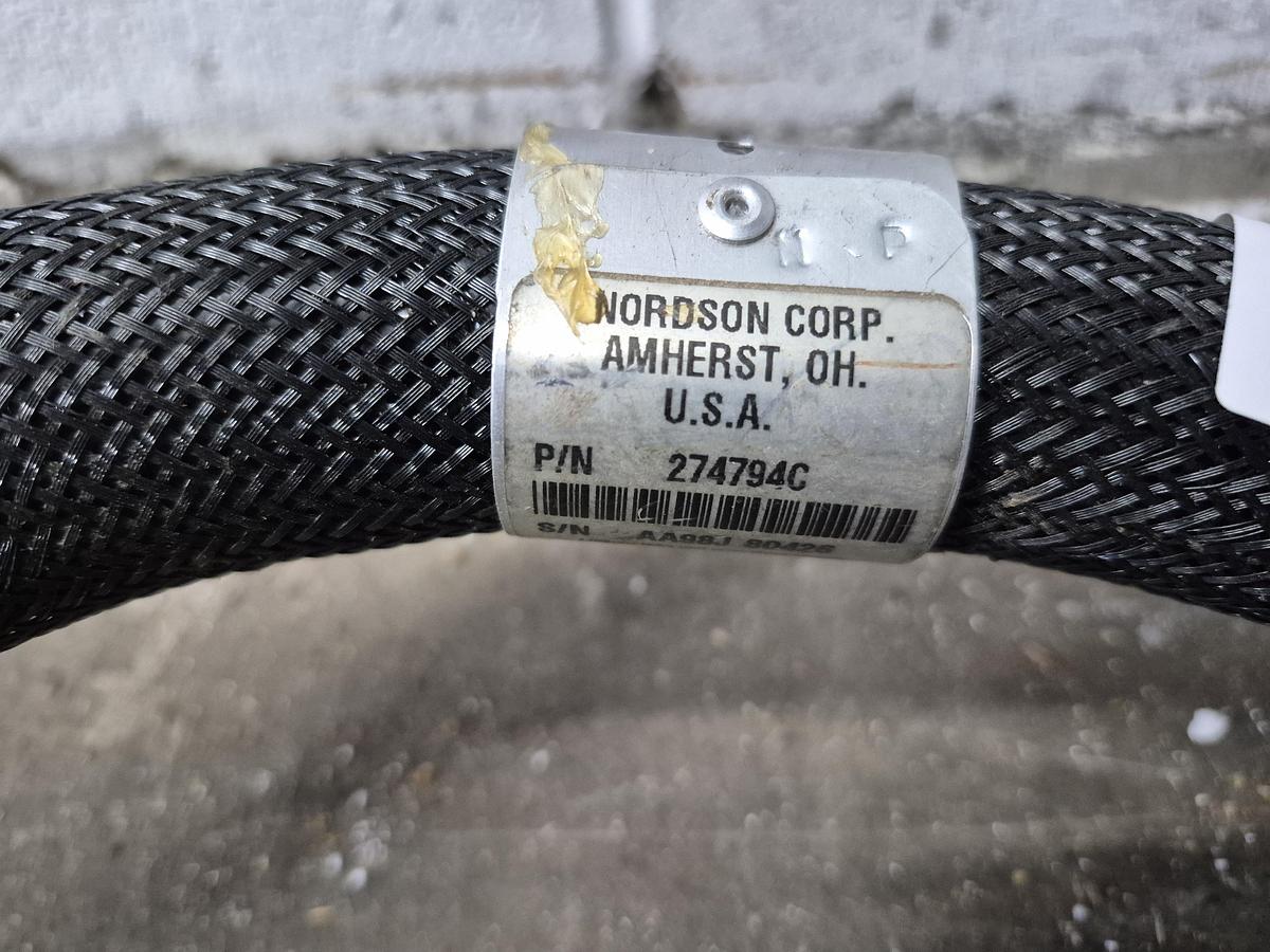 Used Nordson 10ft Heated Hot Melt Glue Hose