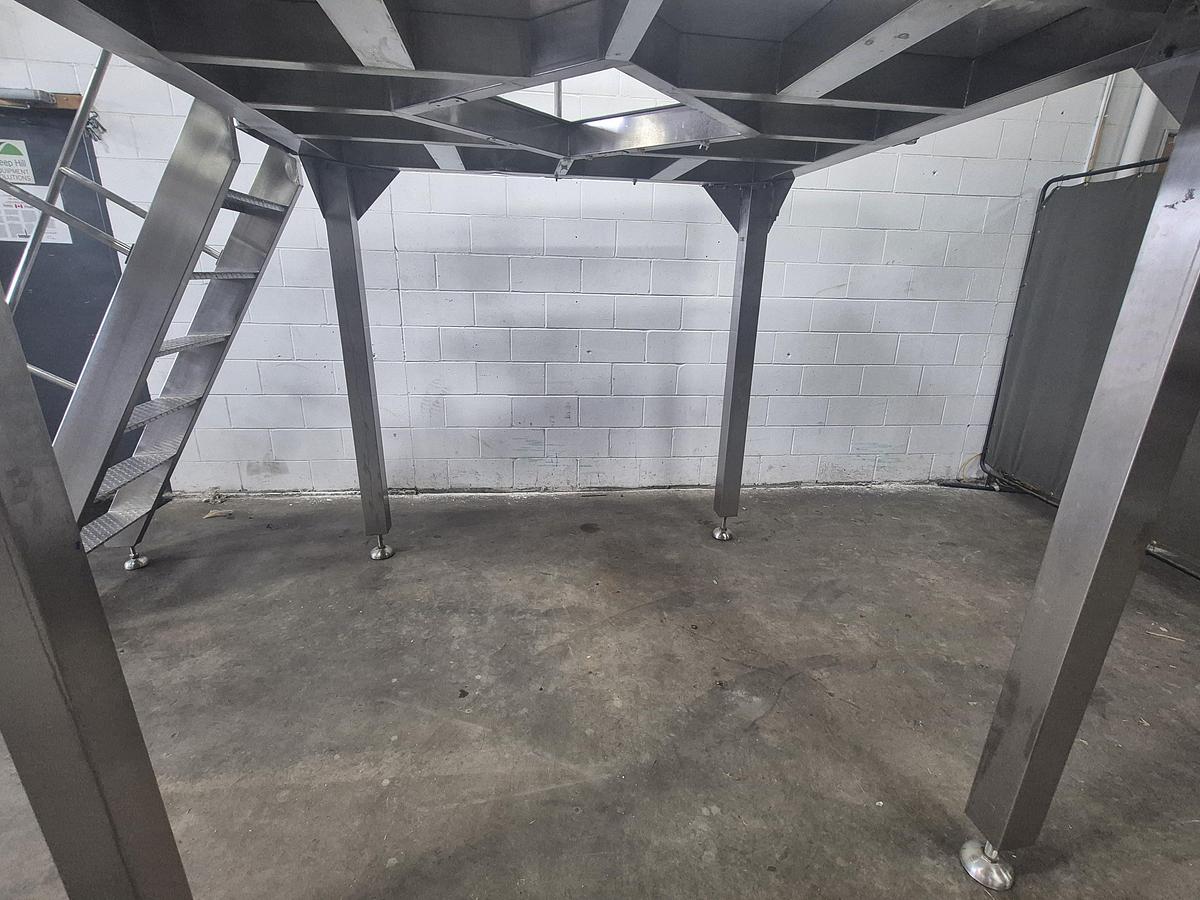 Used 6' Stainless Steel Mezzanine