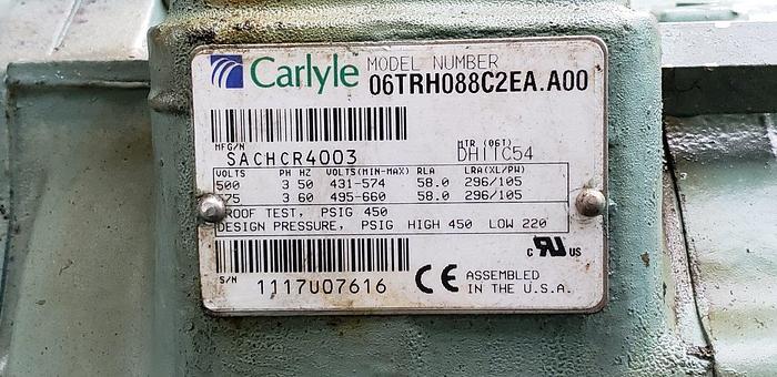 Used 40 HP Carlyle Screw Compressor