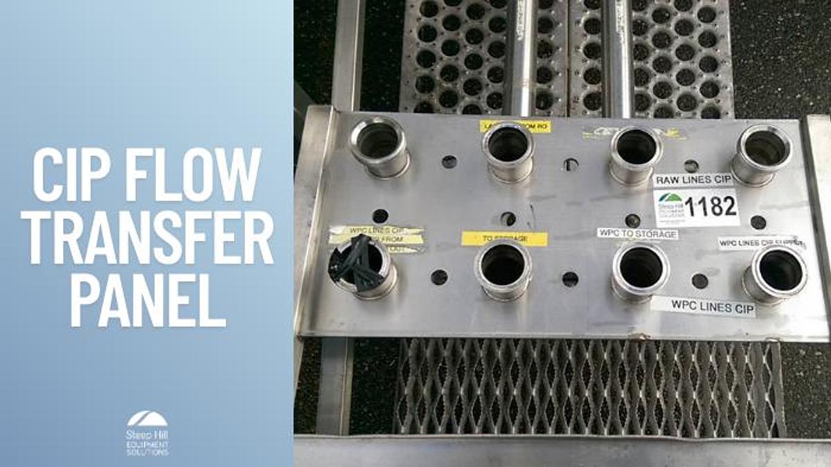 Used Manual CIP Flow Transfer Panel