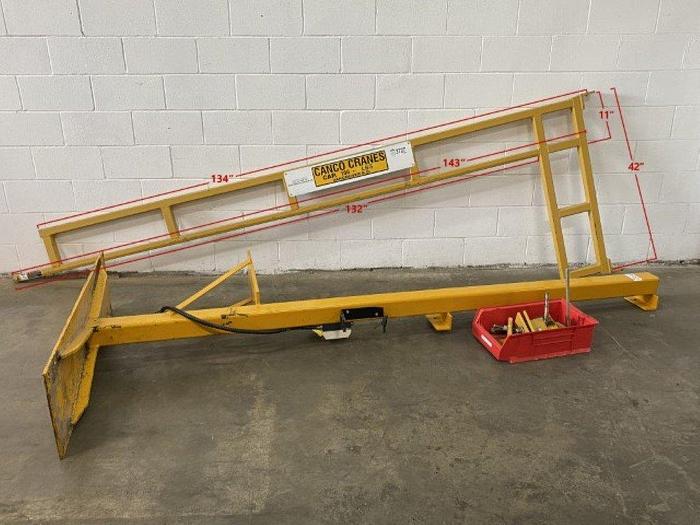 Used Canco Jib Crane With Vacuum Lift Assist
