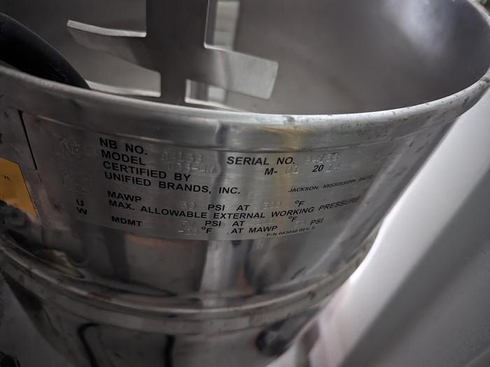 Used Groen TDB-40 40 Qt. Jacket Kettle