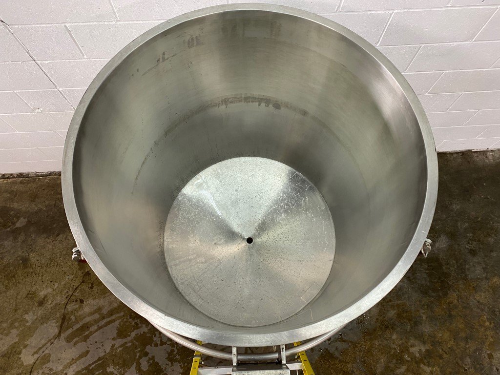 Used SS 180 Gallon Cone-Bottom Tank