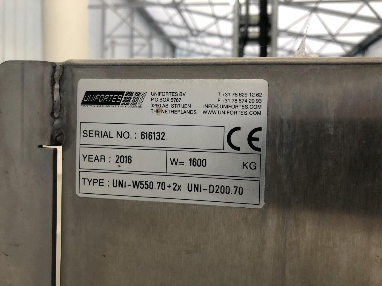 Used Unifortes Tray Washer