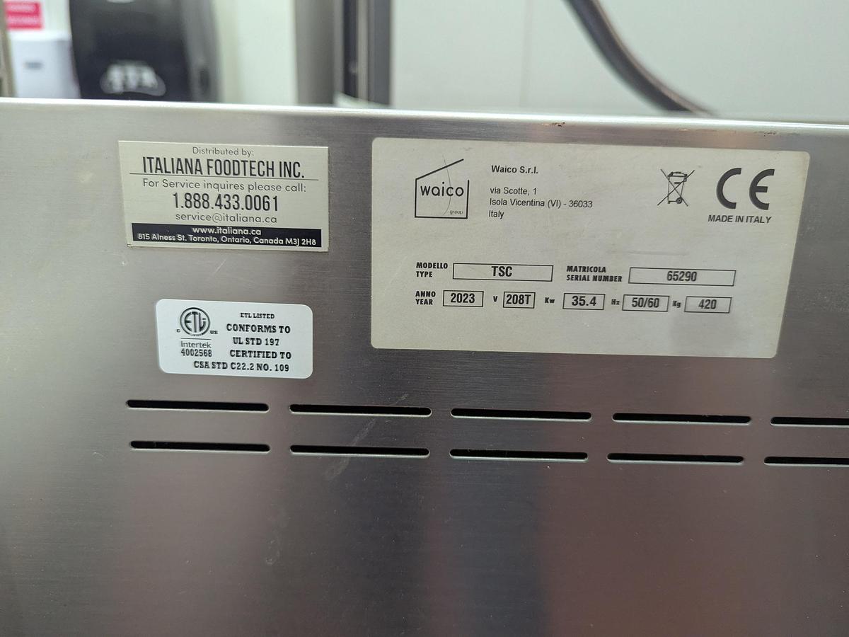 Used Italiana FoodTech Electric Stone Conveyor Pizza Oven