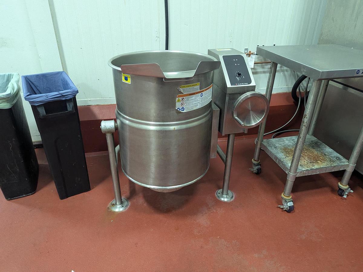 Used Cleveland Electric Steam-Jacketed Kettle