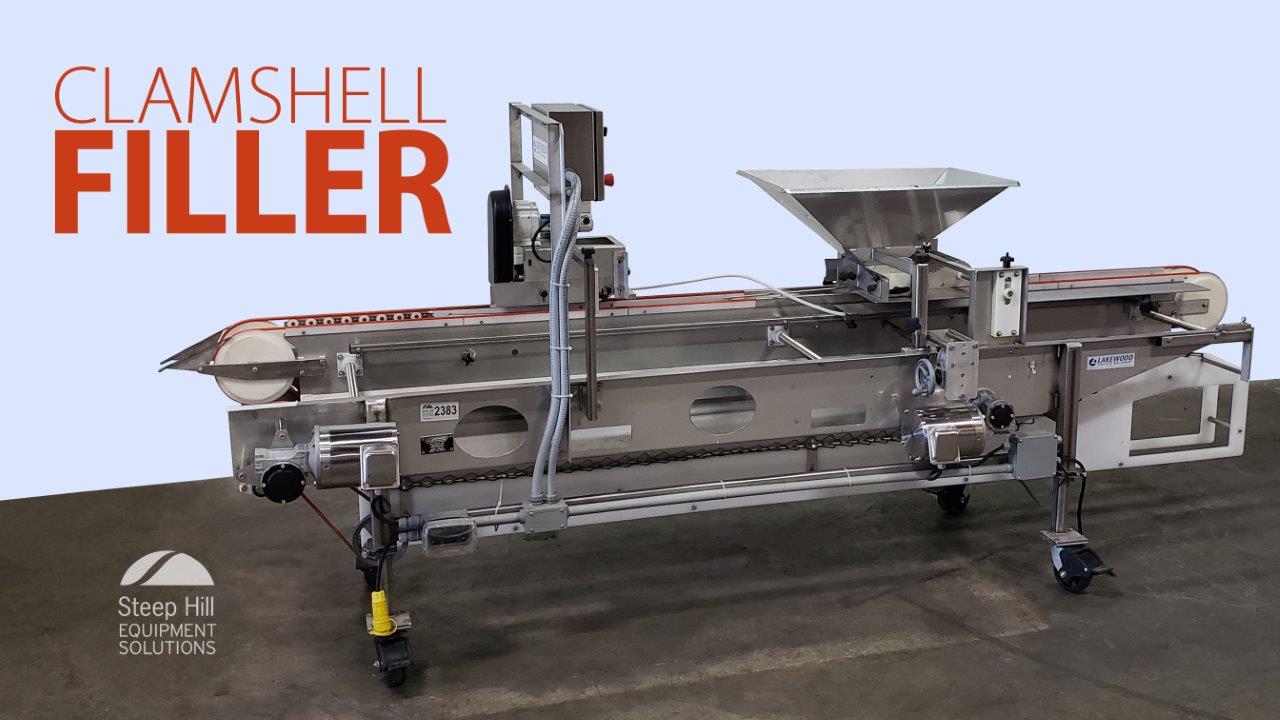 Used Lakewood Volumetric Clamshell Filler