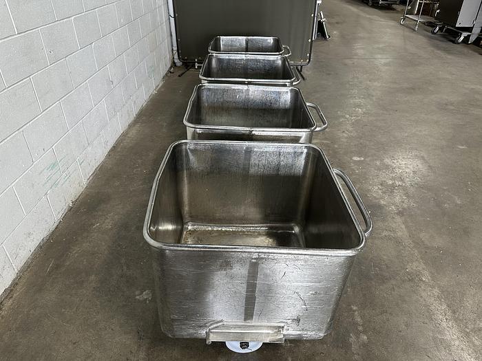 Used Stainless Steel Meat Buggies